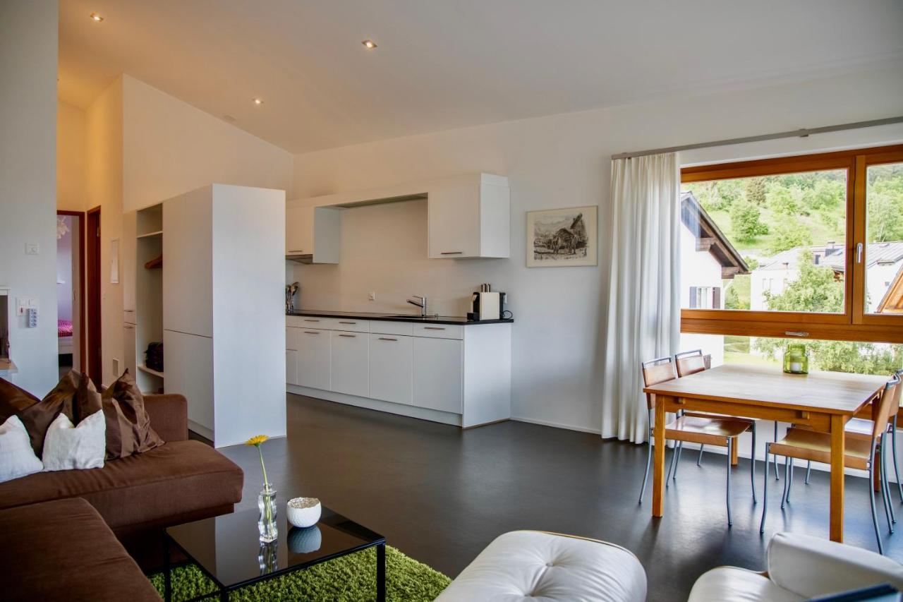 Ferienwohnung Crap Ner Flims Exterior foto
